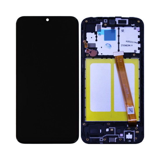 Touch+Display+Frame Samsung Galaxy A20e/A202 Service Pack Black Touch+Display+Frame Samsung Galaxy A20e/A202 Service Pack Black